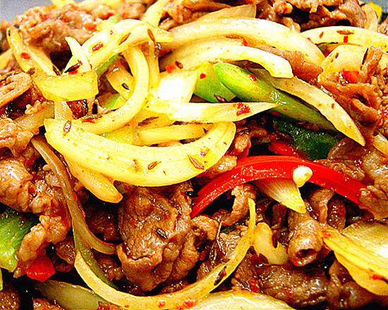 Sizzling Iron Plate-Beef (铁板孜然牛肉)
